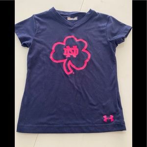 Toddler Girls Under Armour ND Shamrock